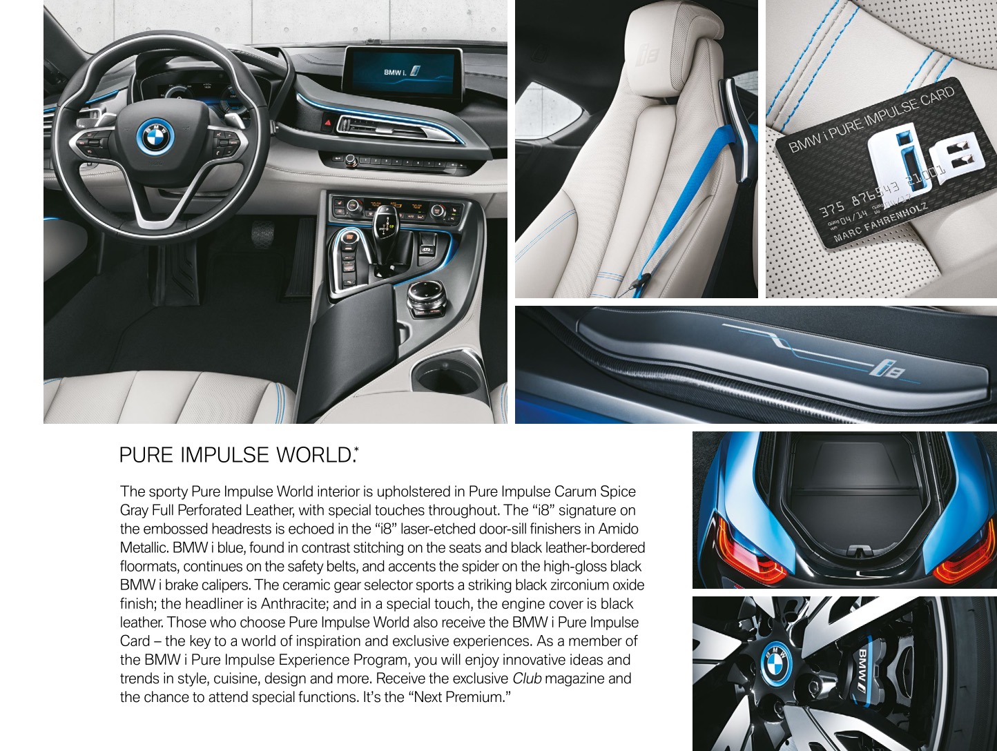 2014 BMW i8 Brochure Page 13